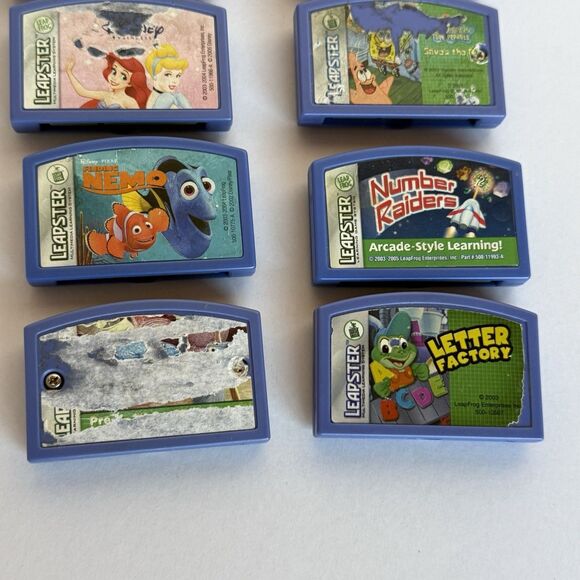 Lot of 8 Leap Frog Leapster Learning Game Cartridge - Untested - Picture 3 of 6